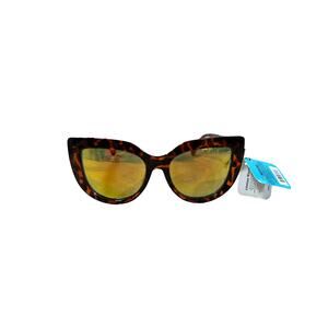 NEW VOX UV400 Reddish Brown Fashion Tortoiseshell Reflective Sunglasses 66192